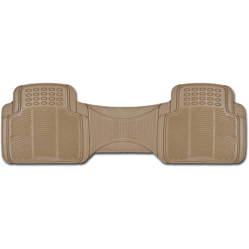 BDK 1-Piece Ridged Rubber Floor Mats Car SUV, Van and Truck Trimmable Liner